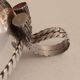 Empty pocket Maria Pergay silver metal