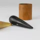 Carl Aubock II "The Bombs" salt and pepper shakers, walnut & horn, 1950s