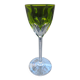 12cl Baccarat crystal wine glass, Genova model, Chartreuse lined, 19.1cm