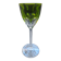 12cl Baccarat crystal wine glass, Genova model, Chartreuse lined, 19.1cm