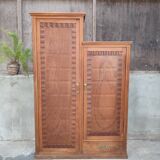 Asymmetrical art deco wardrobe