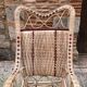 Rocking-chair en rotin