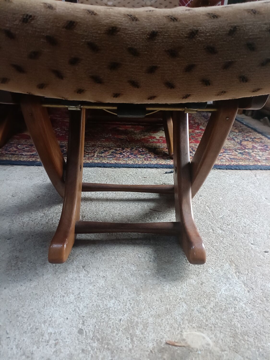 Pair of armchairs with ottomans, Polyconfort from Poly X, France