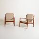 Pair of armchairs by Grete Jalk for Glostrup Møbelfabrik, 1960s