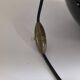 Black opaline ball lamp 1950