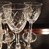 6 verres à porto en cristal