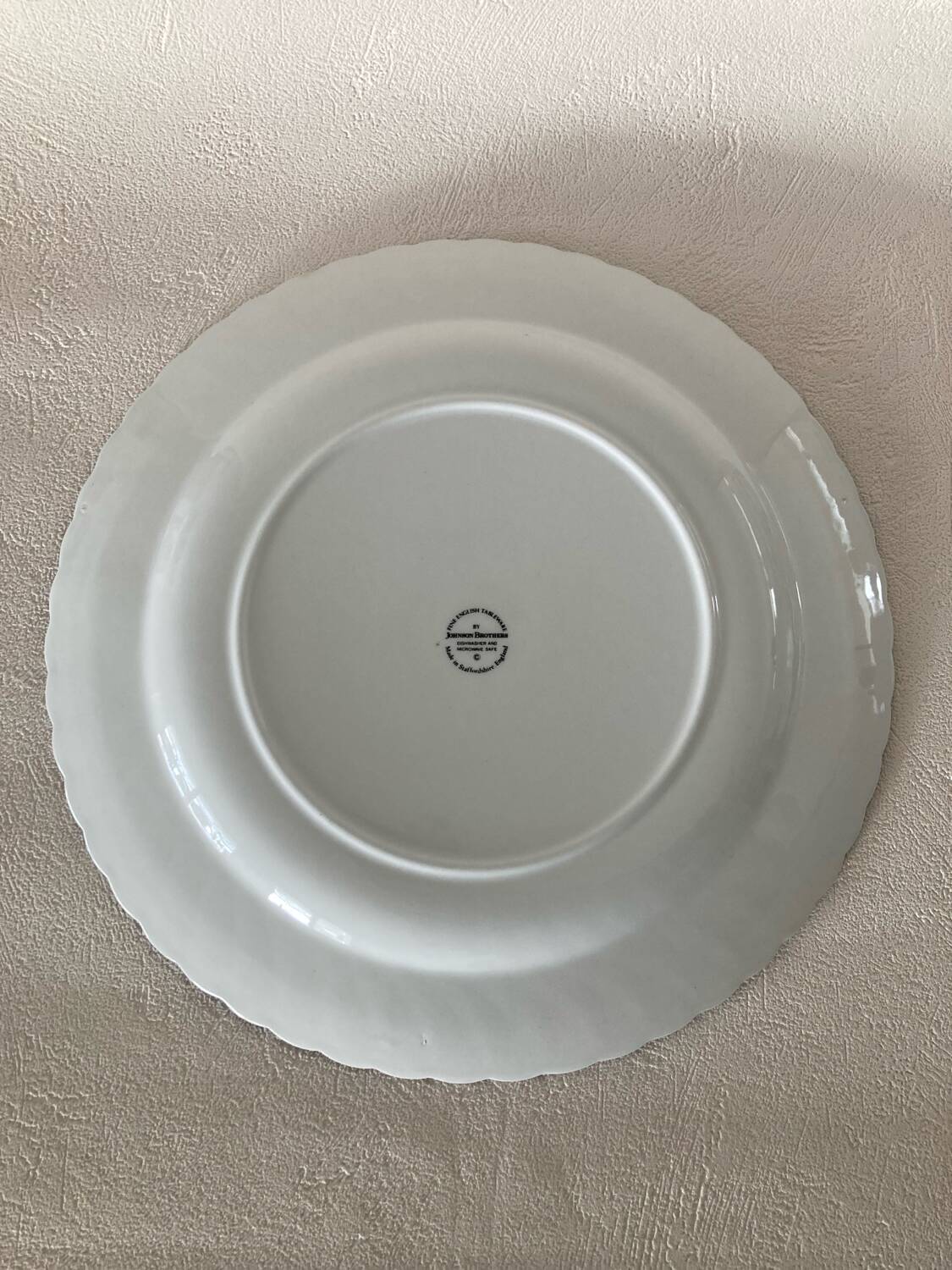 Trio of Coaching Scenes blue plates by Johnson Bros / Brothers Irestone