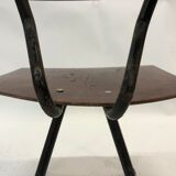Vintage industrial children's chair, school chair, Dutch design
