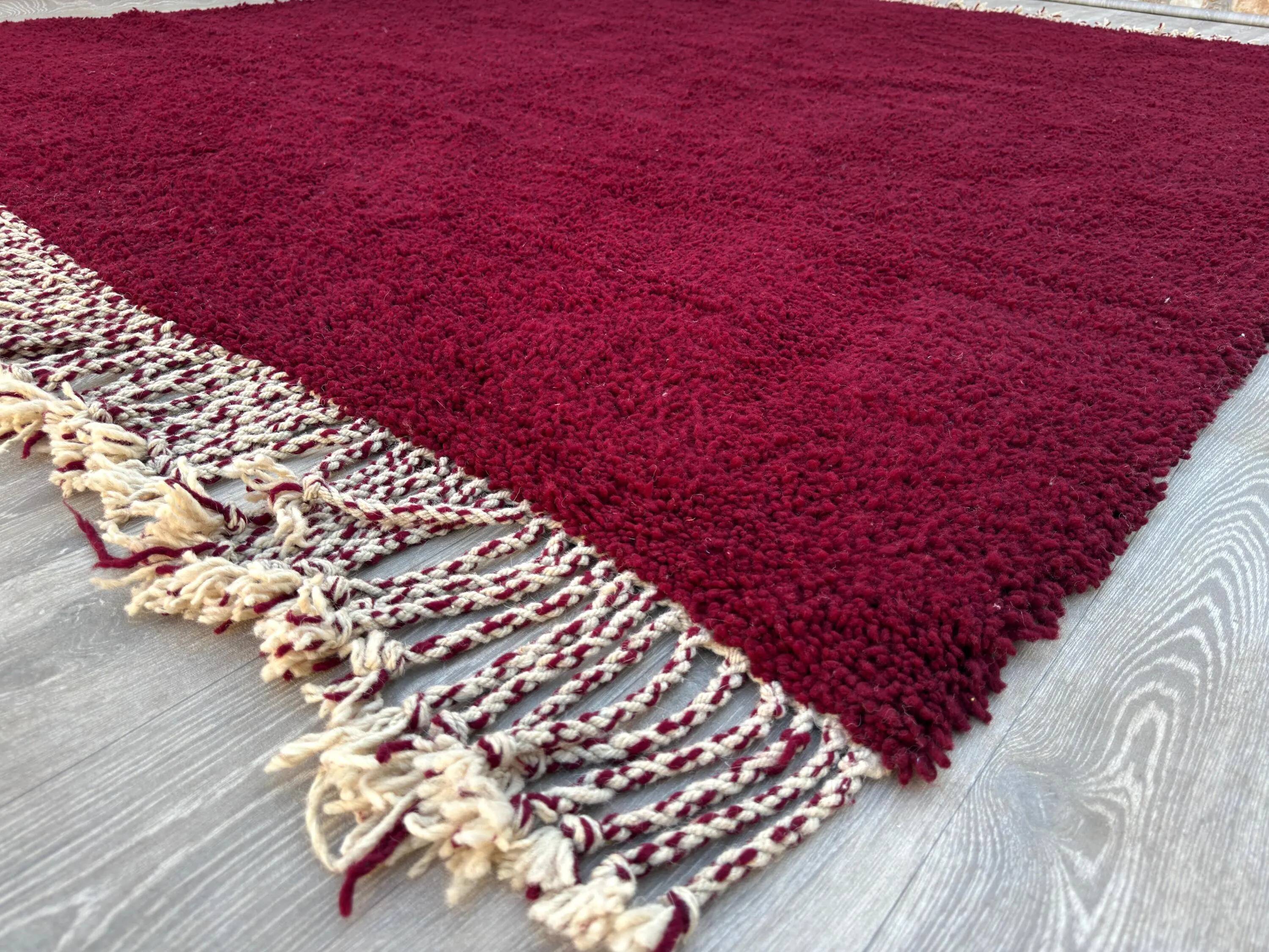 Moroccan handmade wool rug 2.5 x 1.5 m