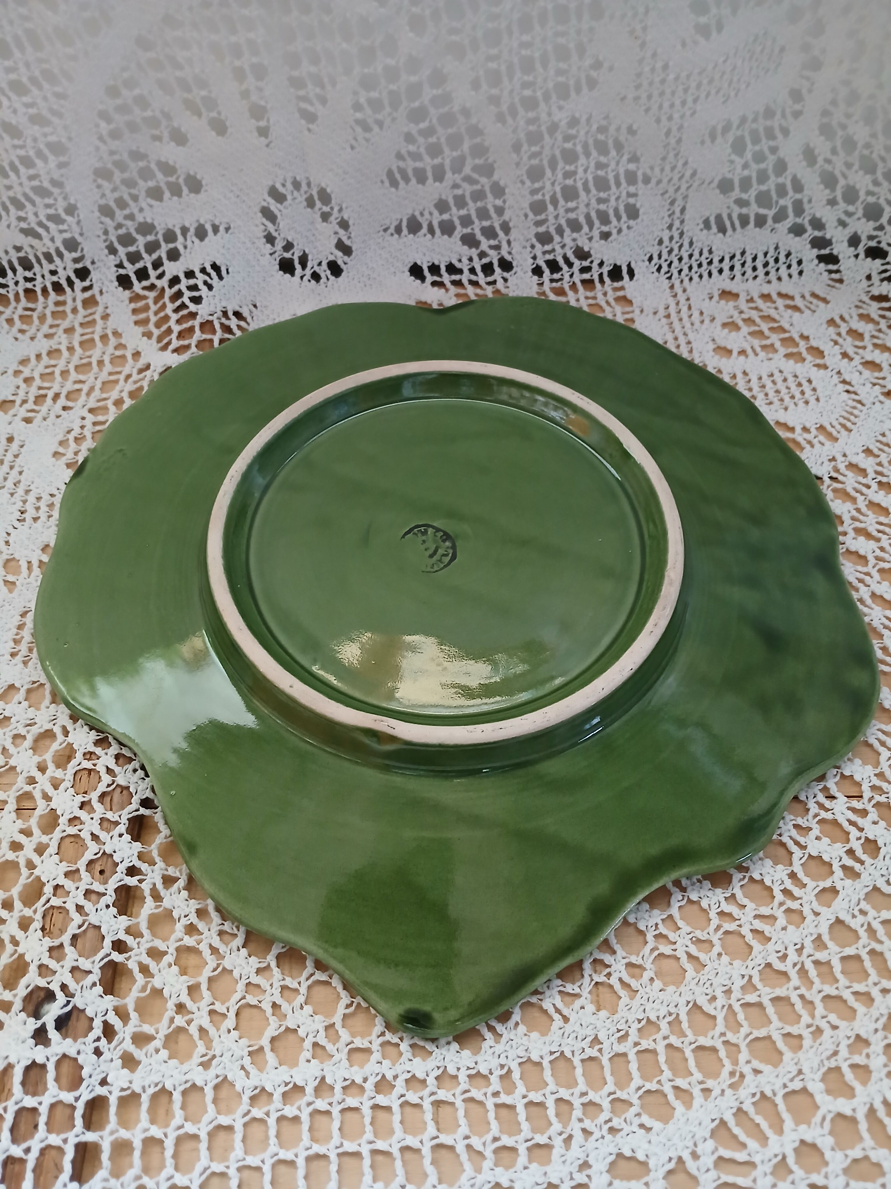 Old slipware plate