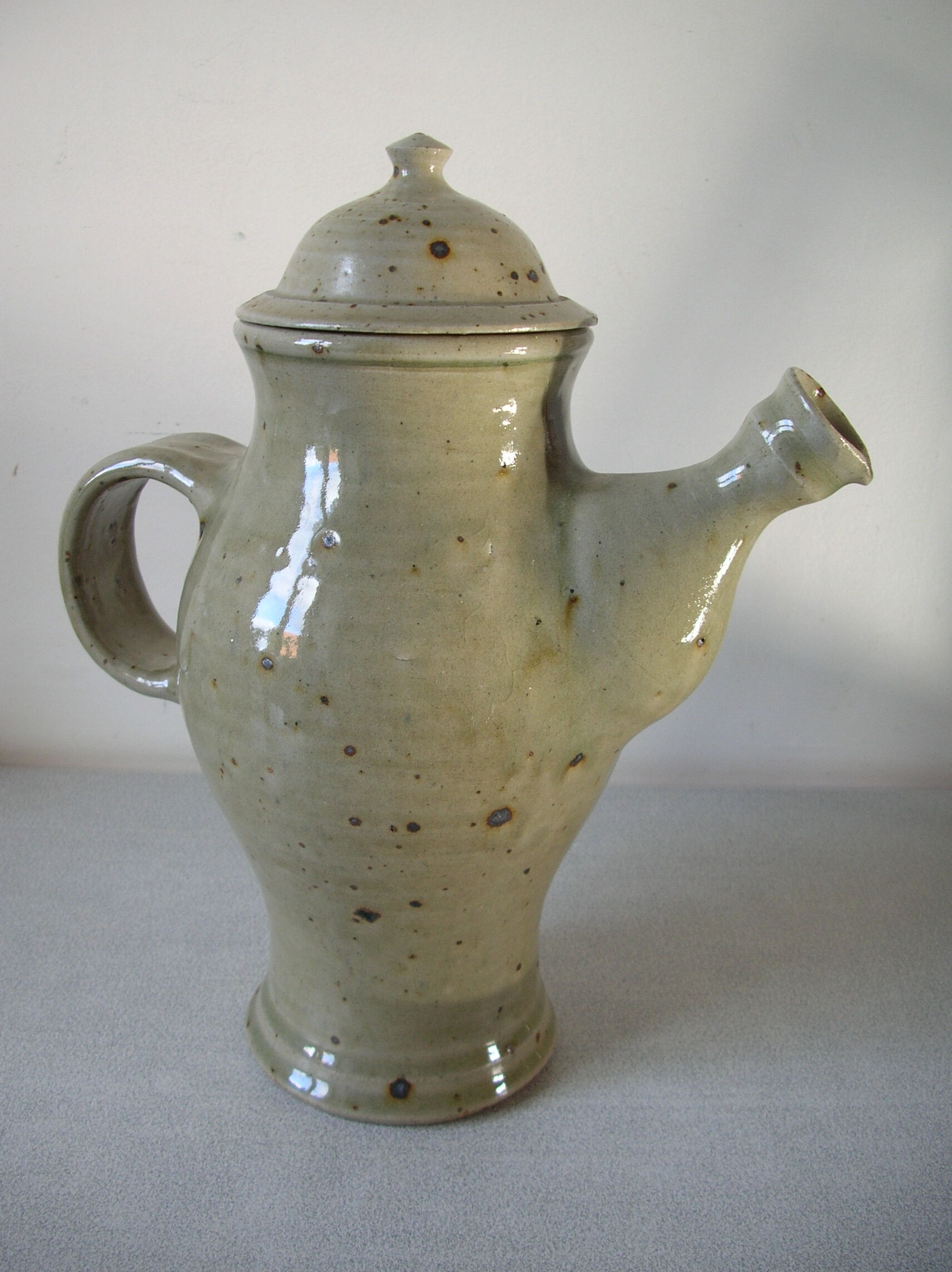 Cafetière en grès signé Jacques Vilain déco cuisine campagne champêtre
