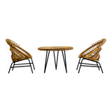 Children's rattan lounge set