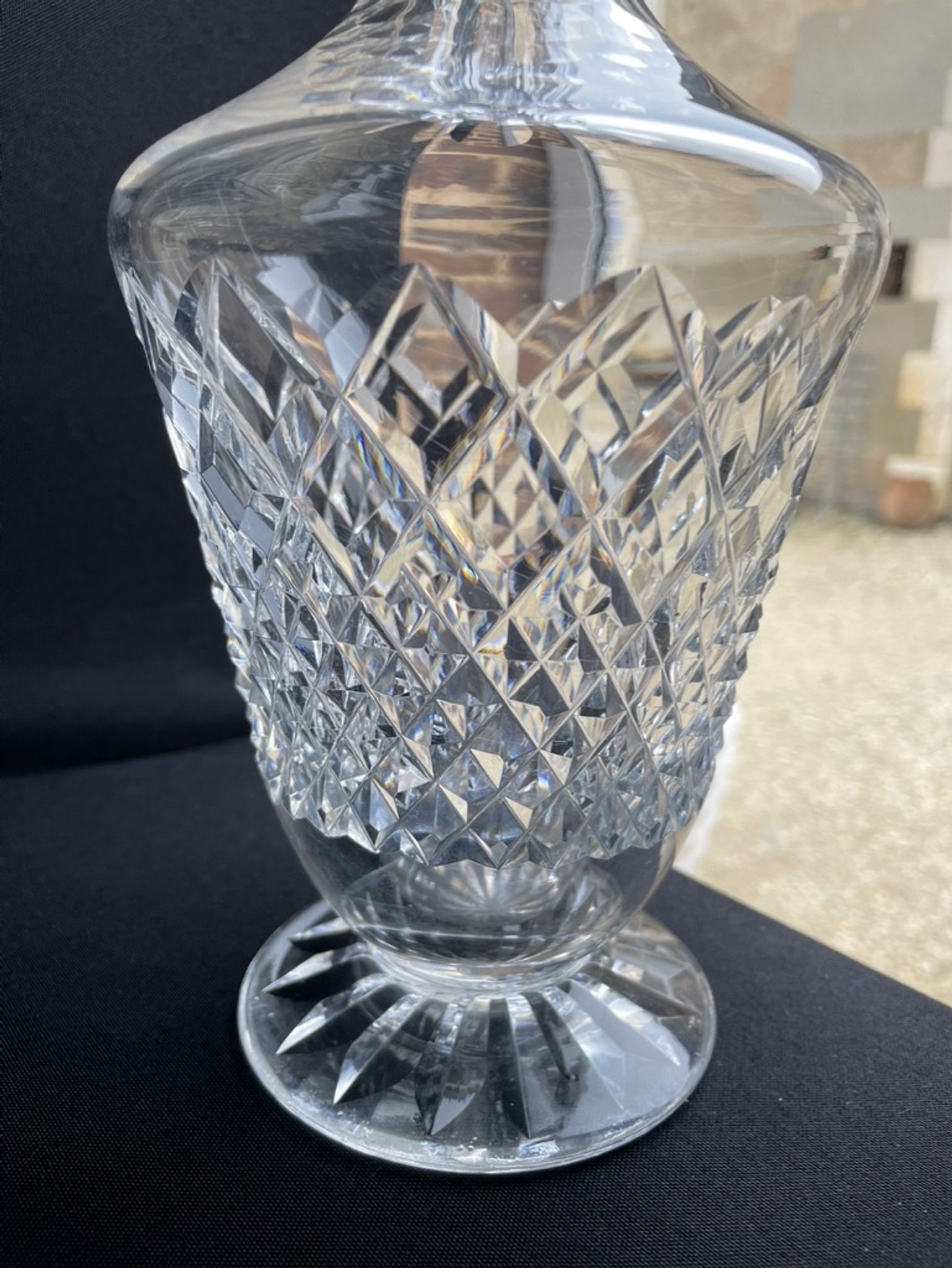 Carafe - Art Deco - Blown and cut crystal
