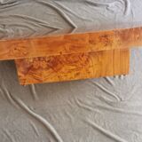 Table basse en loupe d'orme