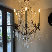 Crystal pendant chandelier 19th century