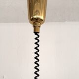 Midcentury Modern Brass Chandelier by Vereinigte Werkstätten, 1960