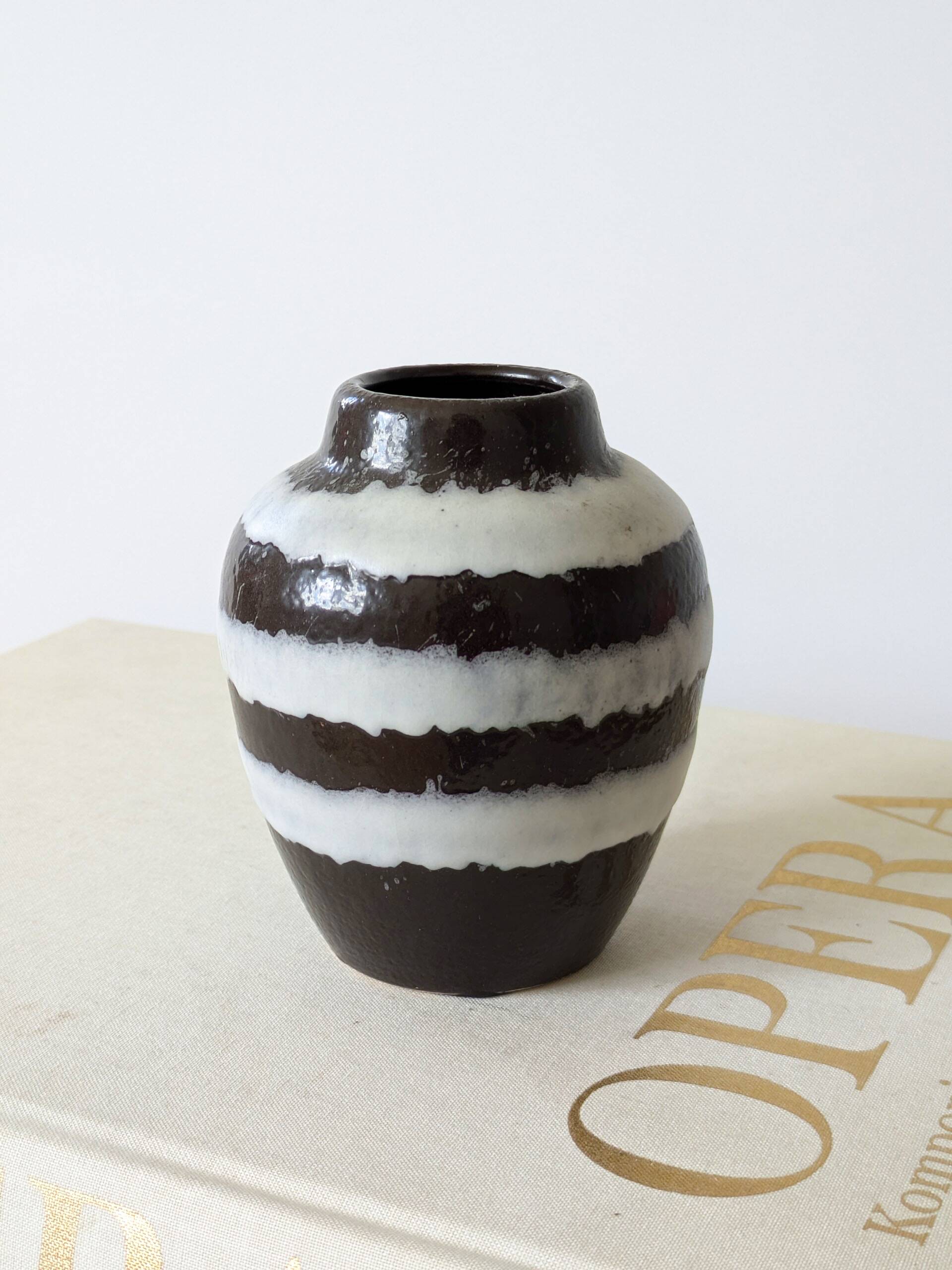 Vintage ceramic soliflore mini vase Scheurich West Germany