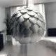 Design Ceiling Lamp -artichoke - aluminium