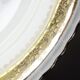Vintage deep plate in gilded Limoges porcelain, ADP L Royal