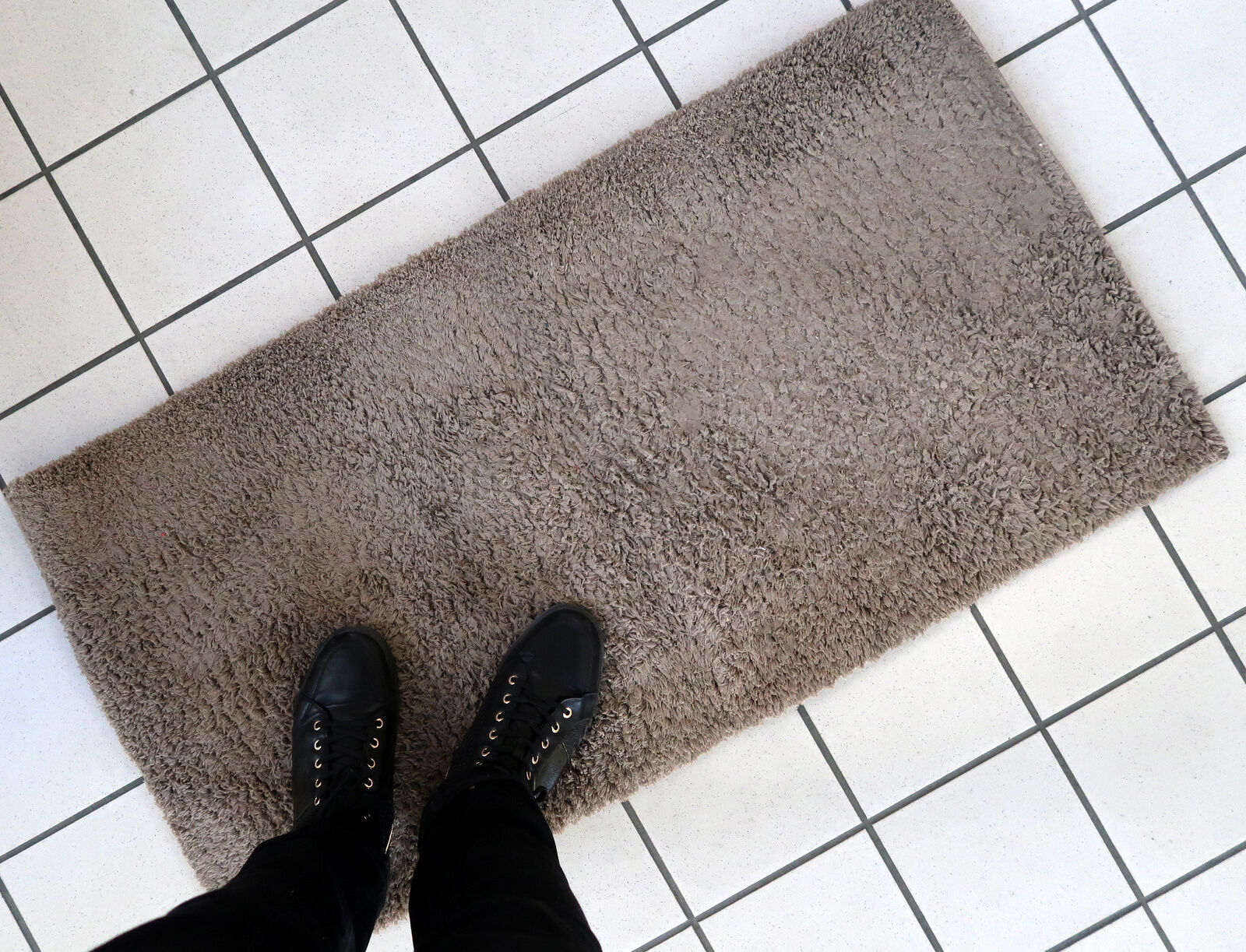 Vintage carpet german modern 57cm x 111cm 1960s