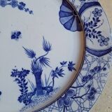 Japan model cake plate by Creil and Montereau 19th century