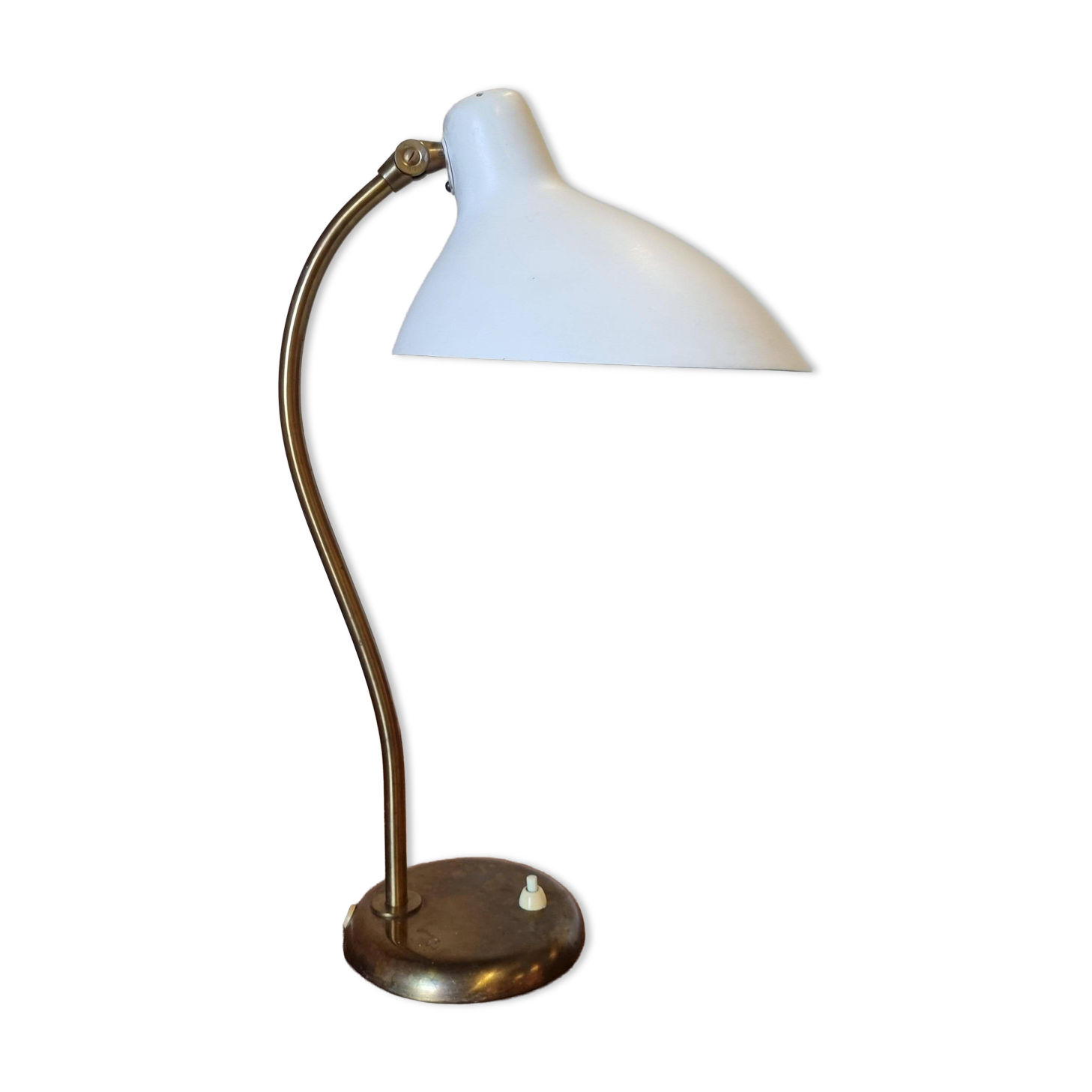 Harald Notini, Lampe de table en laiton, Böhlmarks, The Modern Scandinavian