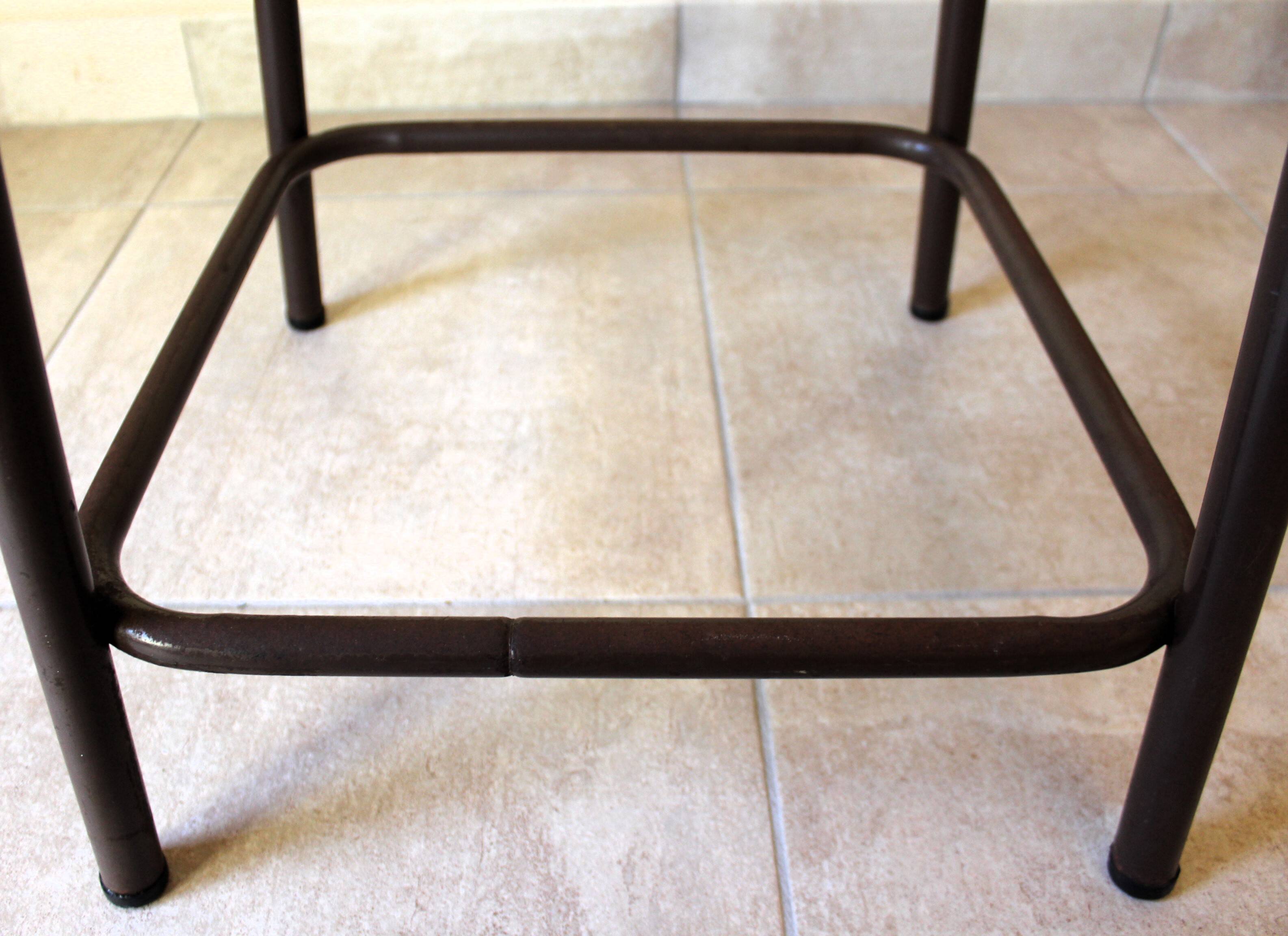 Tabouret  vintage industriel d’école