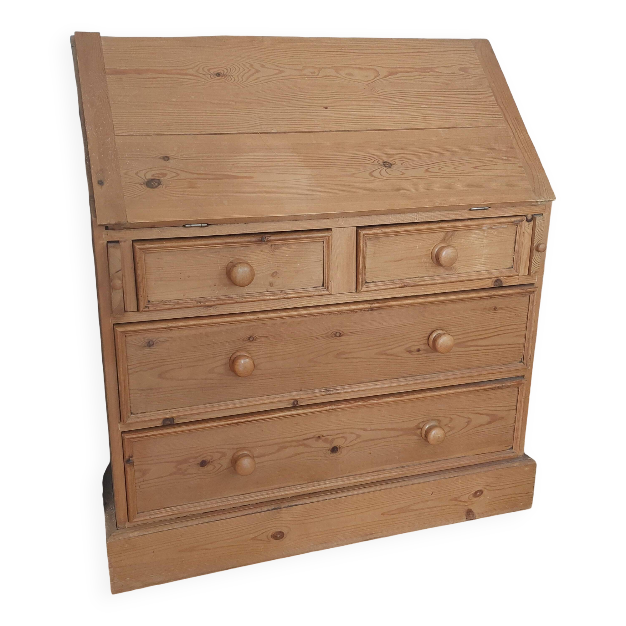 English pine secretary
