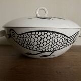 Robert Picault bird soup tureen by Robert Picault 1970