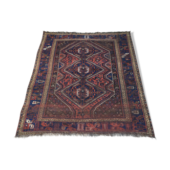 Former persian shiraz carpet 166 x 198cm