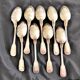 9 antique forks and 9 spoons grade 84 with classic décor