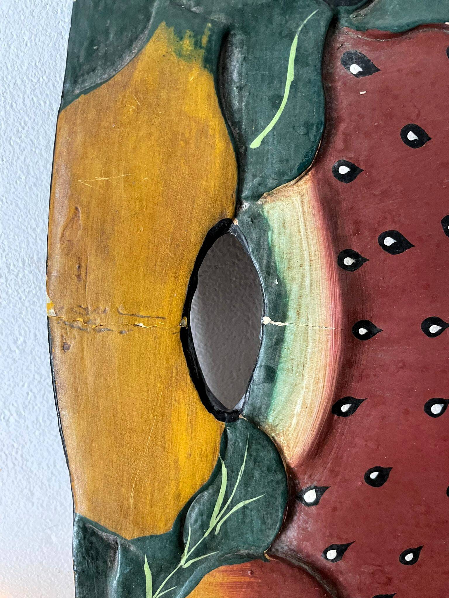 Handcrafted wooden tray