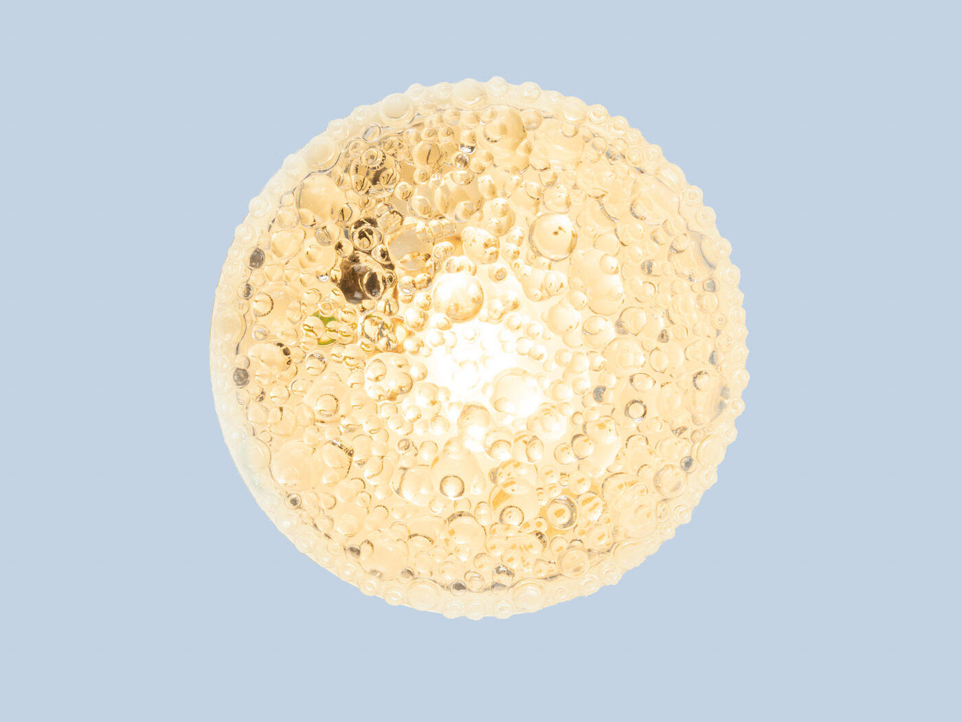 1960 bubble glass ceiling lamp