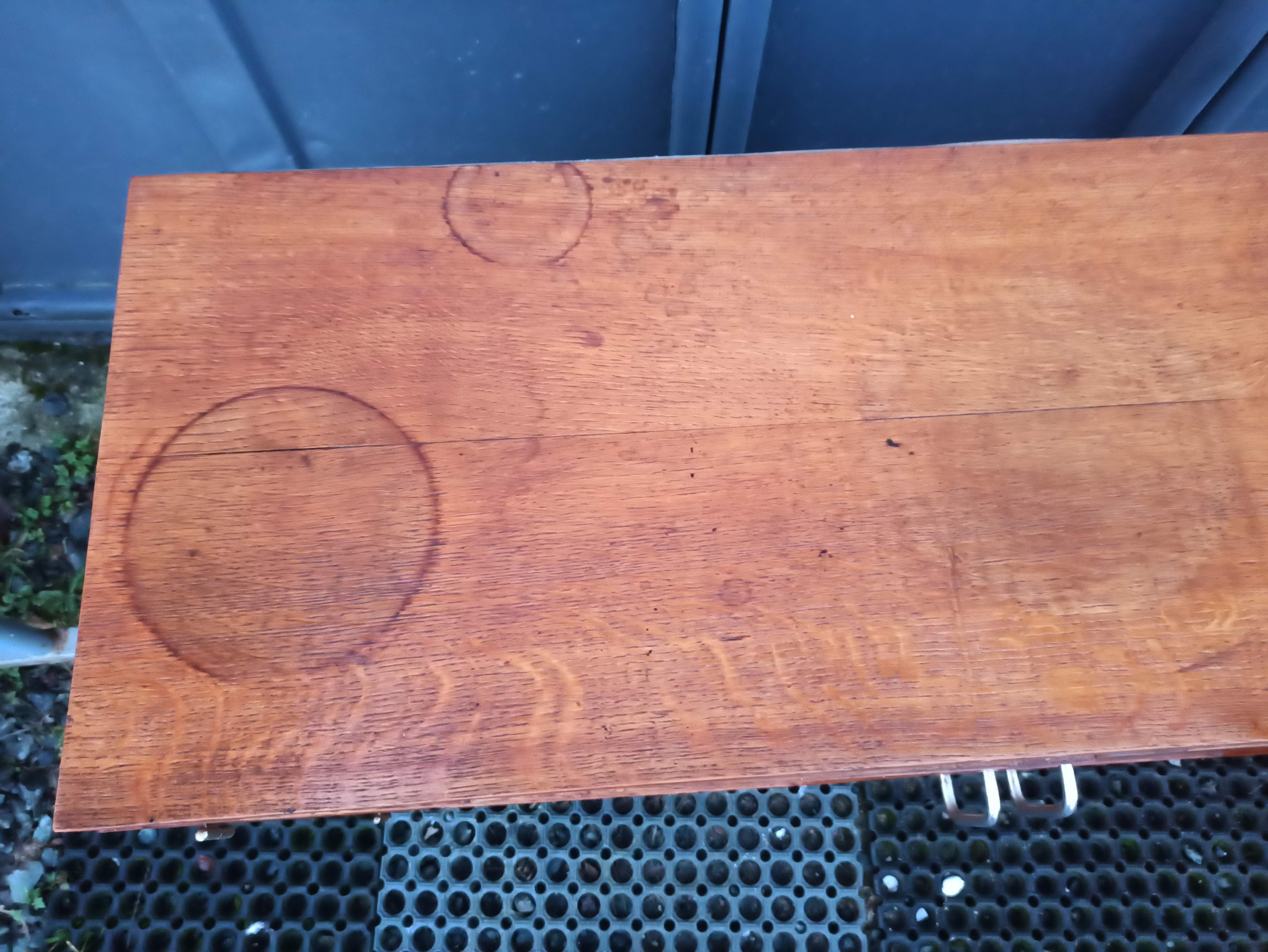 Low storage sideboard 2 doors iron base year 50 60