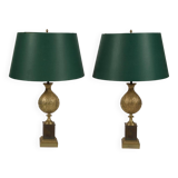 Pair of unsigned Maison Charles Persian model lamps
