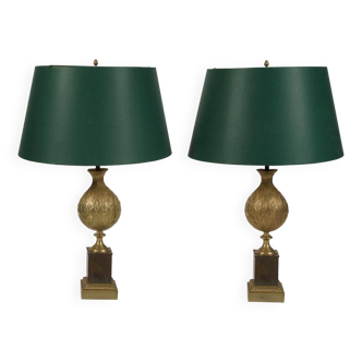 Paire de lampes Maison Charles modèle Persane non signées