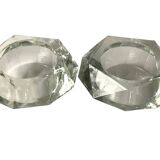 Crystal salt and pepper shakers