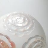 Small polished glass bowl, Art Nouveau period.