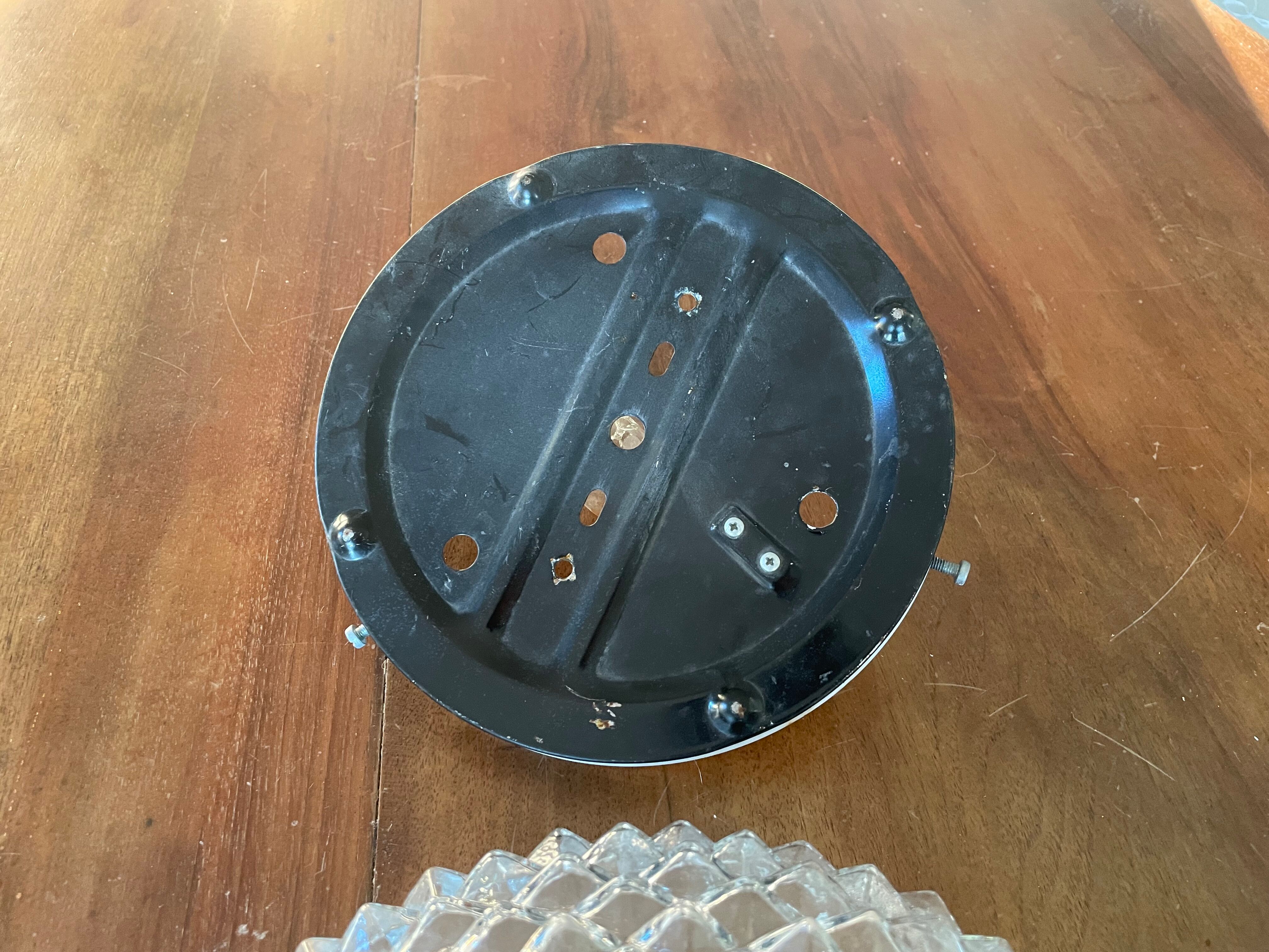 Vintage glass sea urchin ceiling lamp 25 cm
