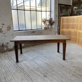 Solid oak farmhouse table 185cm