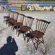 6 western beech chairs from the 1960s