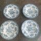 4 soup plates, Asian Pheasants, Enoch Wedgwood, vintage
