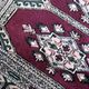 Vintage carpet uzbek bukhara handmade 55cm x 65cm 1970s