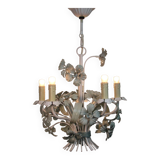 Lustre en métal. ancien. 5 bras