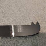 Cheese knife with silver-plated metal handle, silversmith Ercuis Valencay