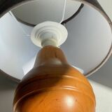 LAMPE Bois Massif VINTAGE