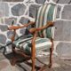 Fauteuil Os de mouton style Louis XIV