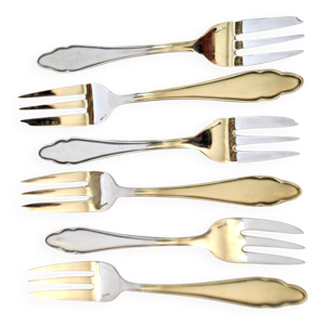 6 fourchettes à dessert