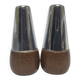 Vintage salt and pepper holders from A&B, Denmark, 1950s, set of 2