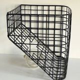 Vintage storage steel wire wall basket